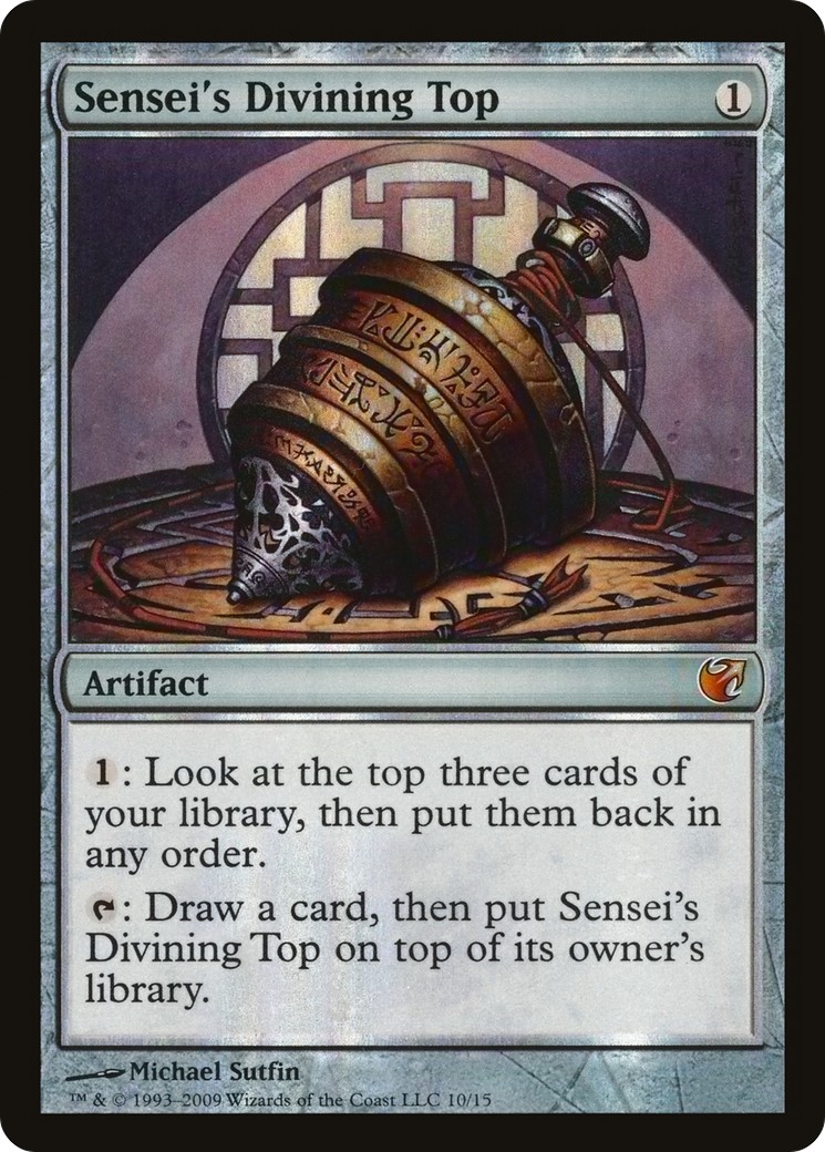 2009 Magic: The Gathering From the Vault: Exiled Sensei's Divining Top #10 trading card