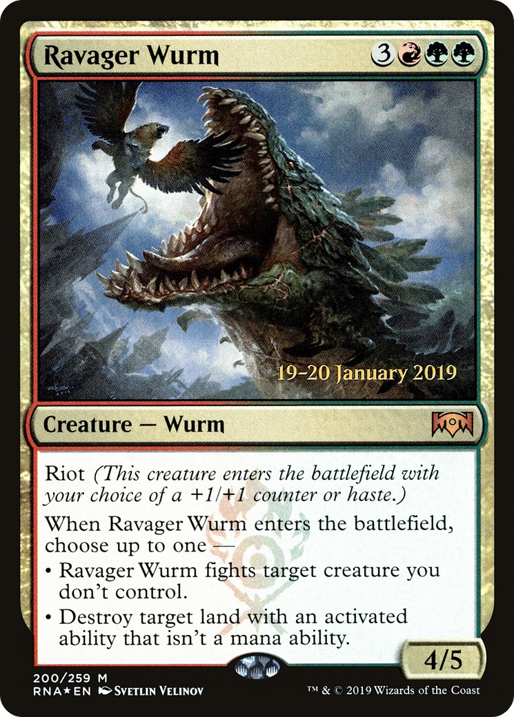 2019 Magic: The Gathering Ravnica Allegiance Promos 2019 Magic: The Gathering Ravnica Allegiance Promos #200s trading card