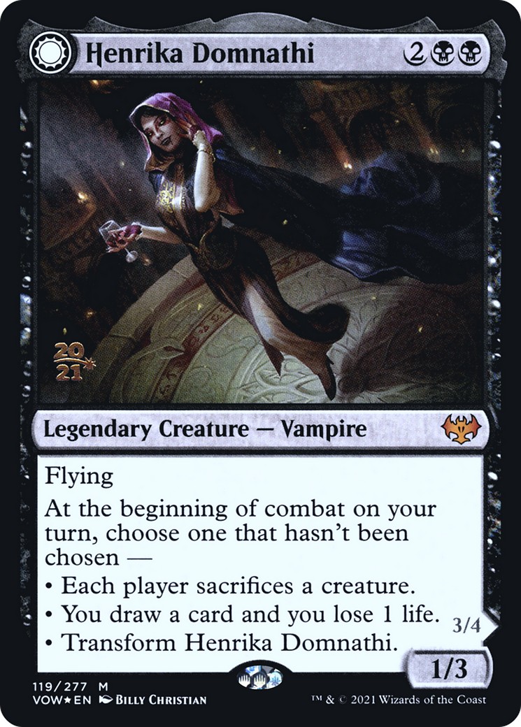 2021 Magic: The Gathering Innistrad: Crimson Vow Promos 2021 Magic: The Gathering Innistrad: Crimson Vow Promos #119s trading