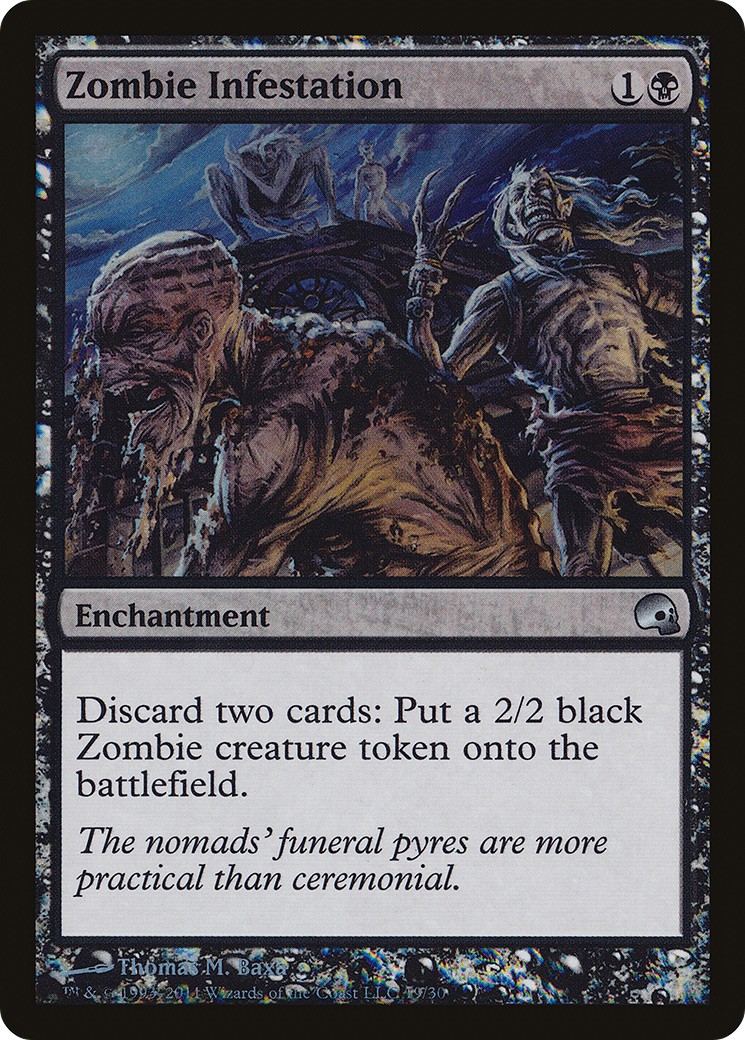 2011 Magic: The Gathering Premium Deck Series: Graveborn Zombie Infestation #19 trading card