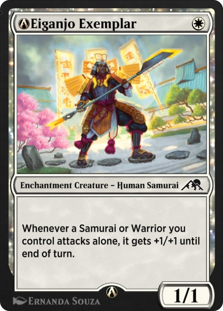 2023 Magic: The Gathering Kamigawa: Neon Dynasty A-Eiganjo Exemplar #A-10 trading card