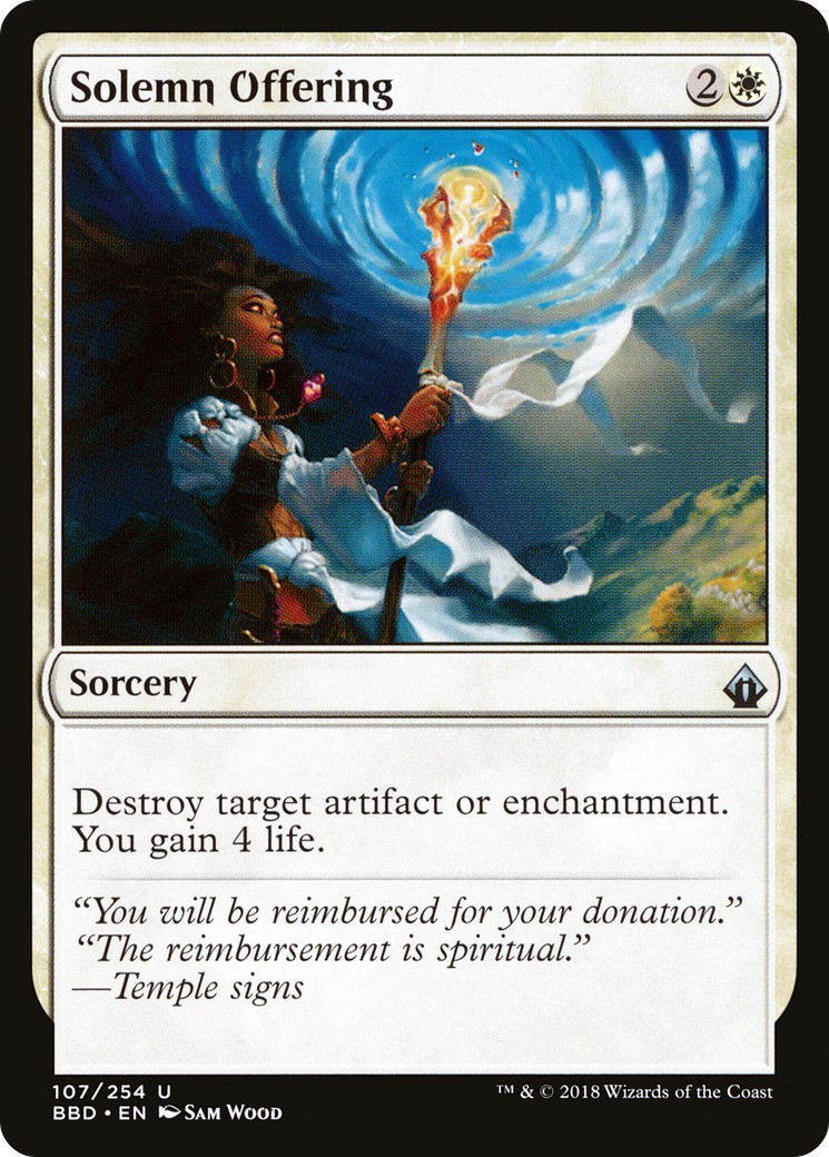 2018 Magic: The Gathering Battlebond 2018 Magic: The Gathering Battlebond #107 trading card