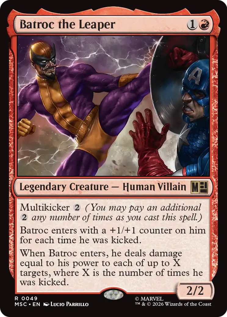 2026 Magic: The Gathering Marvel Super Heroes 2026 Magic: The Gathering Marvel Super Heroes #49 trading card