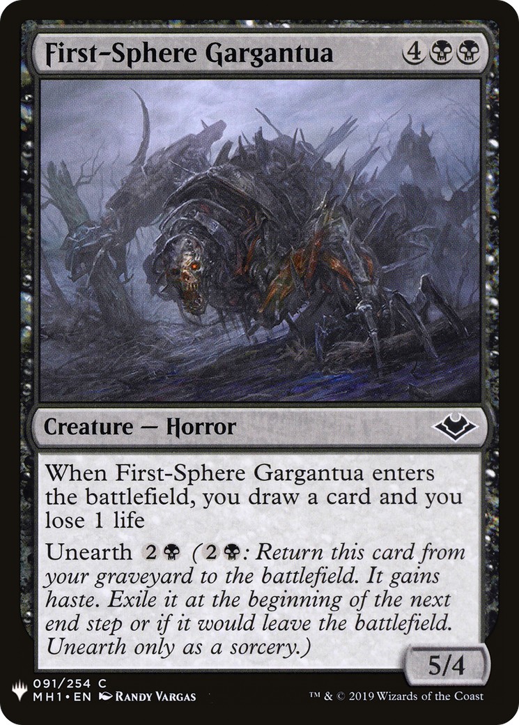 2019 Magic: The Gathering The List 2019 Magic: The Gathering The List #MH1-91 trading card