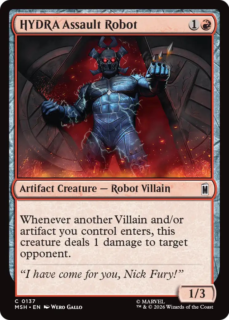 2026 Magic: The Gathering Marvel Super Heroes 2026 Magic: The Gathering Marvel Super Heroes #137 trading card