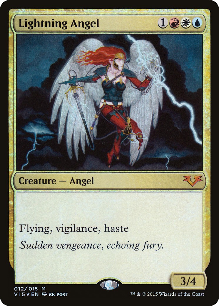 2015 Magic: The Gathering From the Vault: Angels Lightning Angel #12 trading card