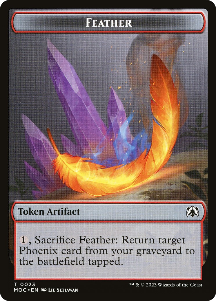 2023 Magic: The Gathering March of the Machine Commander Tokens 2023 Magic: The Gathering March of the Machine Commander Toke