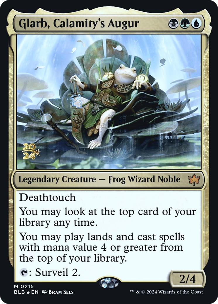 2024 Magic: The Gathering Bloomburrow Promos 2024 Magic: The Gathering Bloomburrow Promos #215s trading card