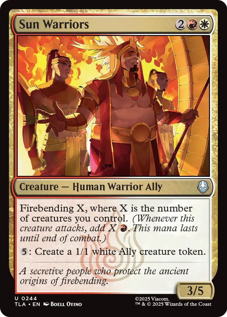 2025 Magic: The Gathering Avatar: The Last Airbender 2025 Magic: The Gathering Avatar: The Last Airbender #244 trading card