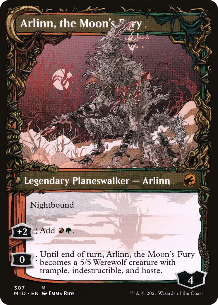 Arlinn, the Pack's Hope // Arlinn, the Moon's Fury thumbnail 2