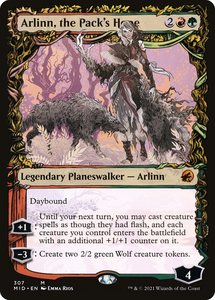 Arlinn, the Pack's Hope // Arlinn, the Moon's Fury - Image 1