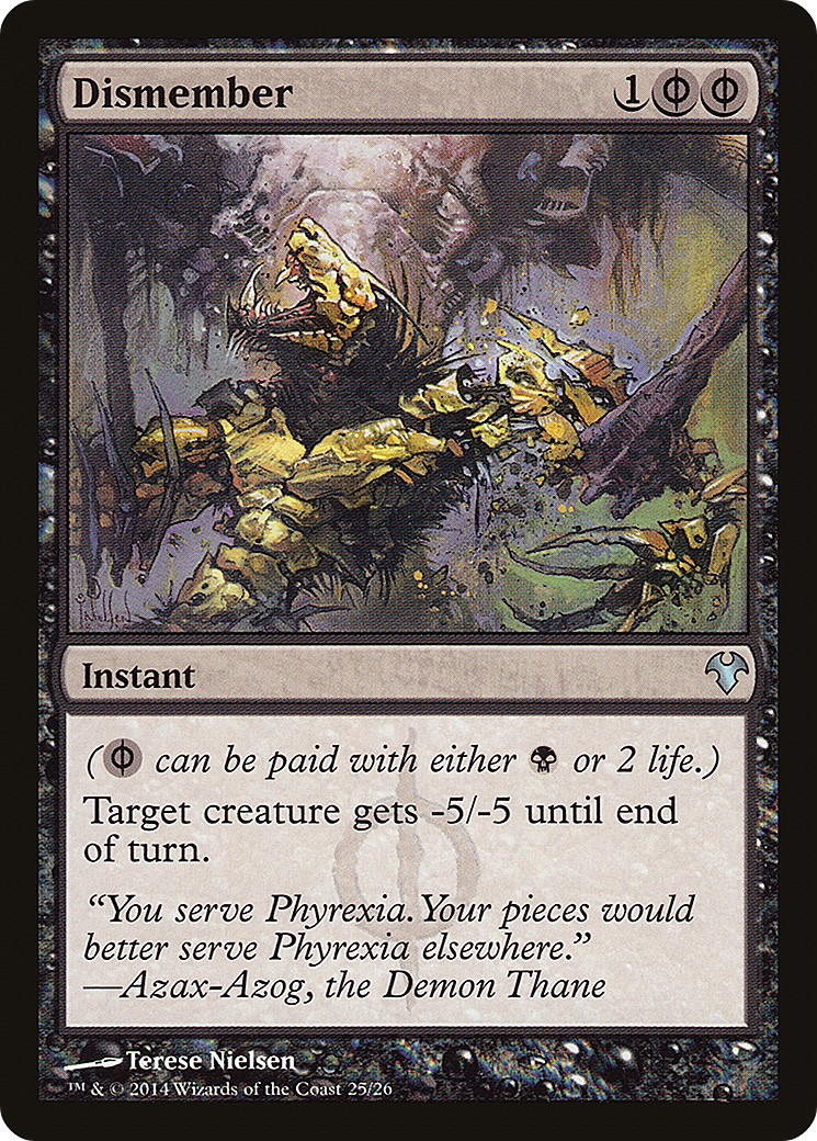 Dismember (Uncommon · Normal) · 2014 · Modern Event Deck 2014