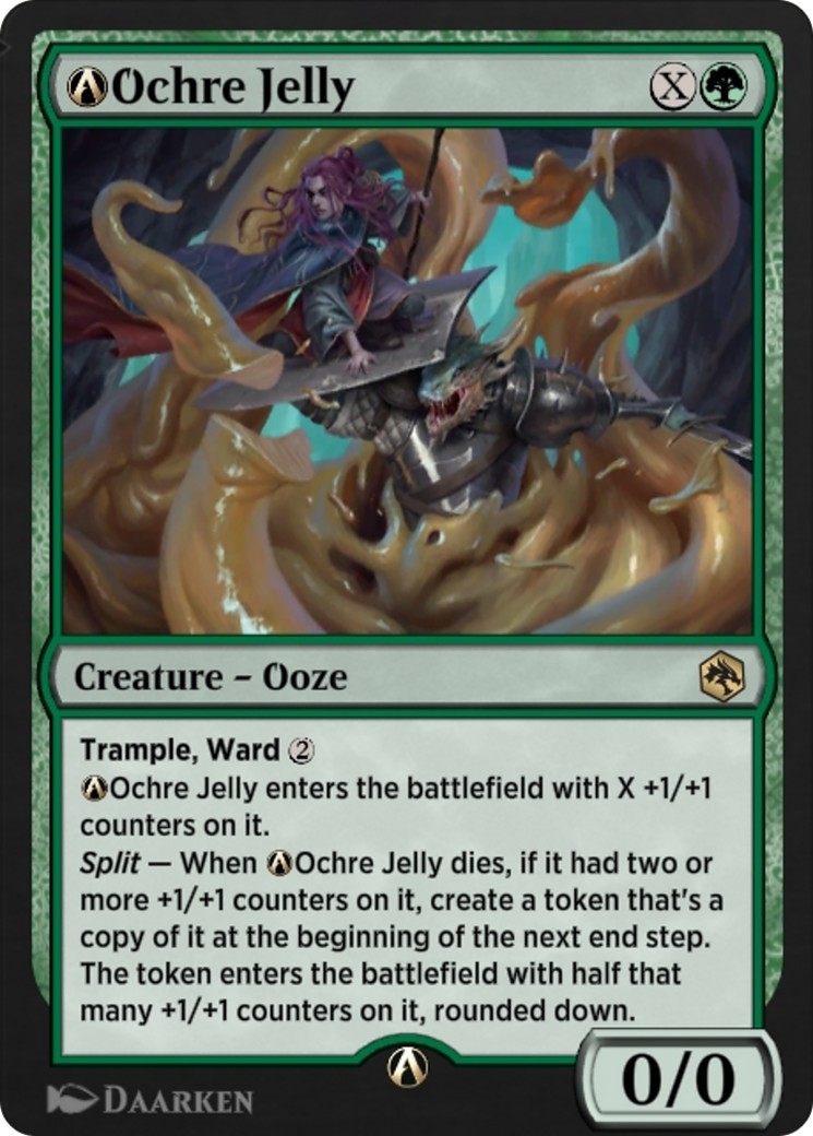 2022 Magic: The Gathering Adventures in the Forgotten Realms A-Ochre Jelly #A-196 trading card
