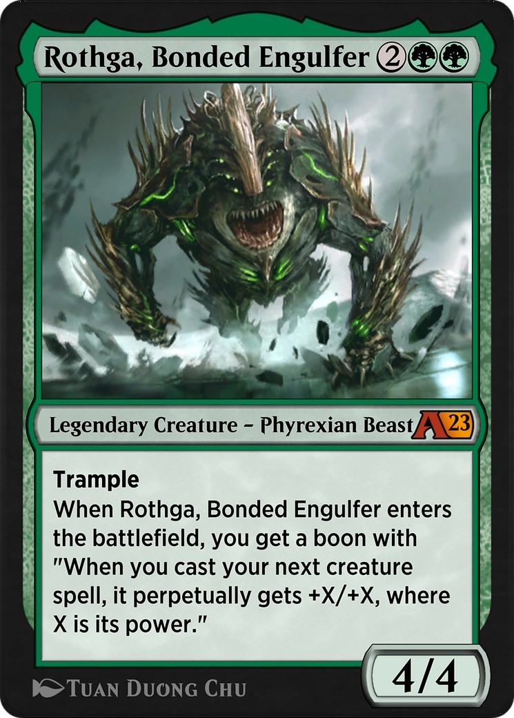 2023 Magic: The Gathering Alchemy: Phyrexia Rothga, Bonded Engulfer #14 trading card
