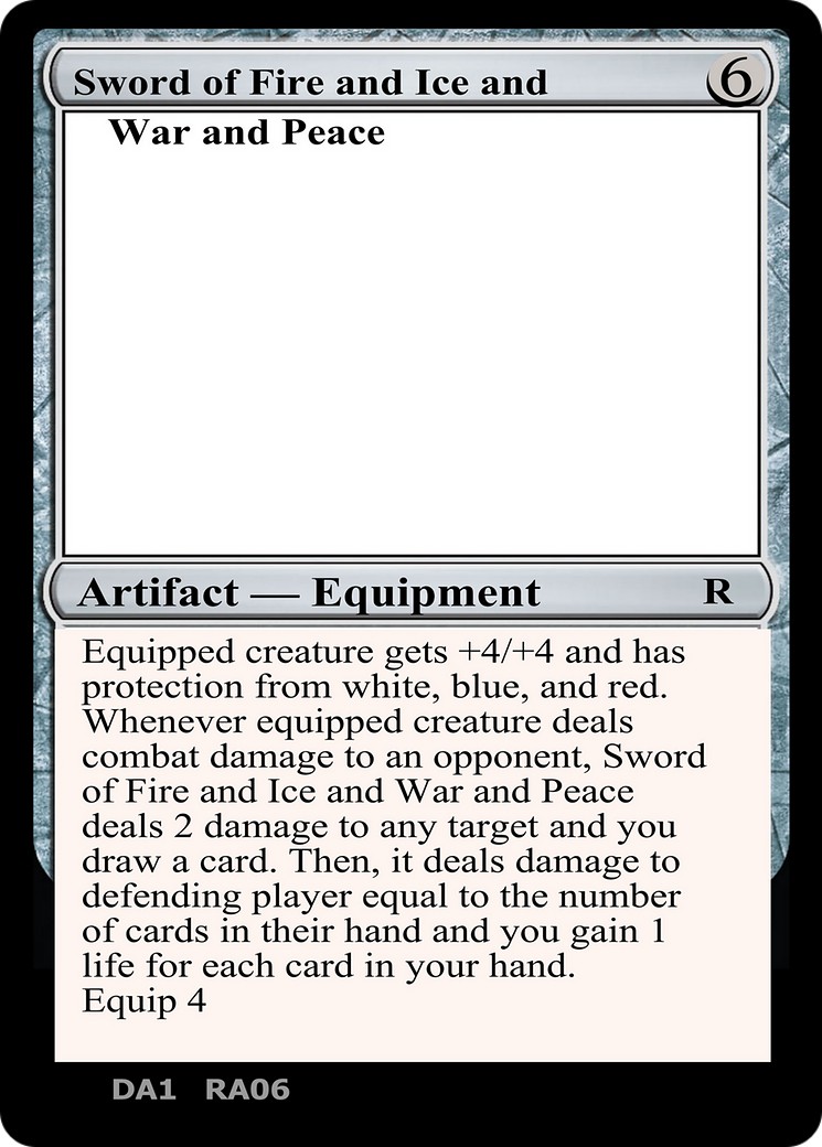 Sword of Fire and Ice and War and Peace - Image 1