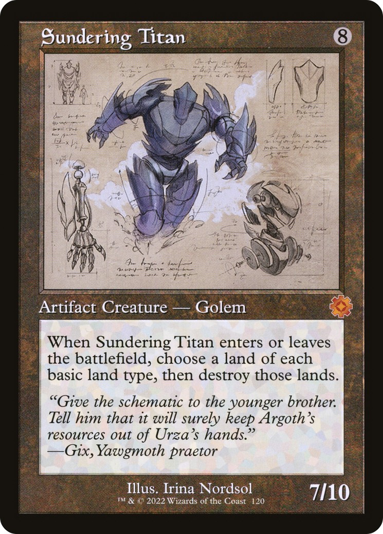 2022 Magic: The Gathering The Brothers' War Retro Artifacts 2022 Magic: The Gathering The Brothers' War Retro Artifacts #120