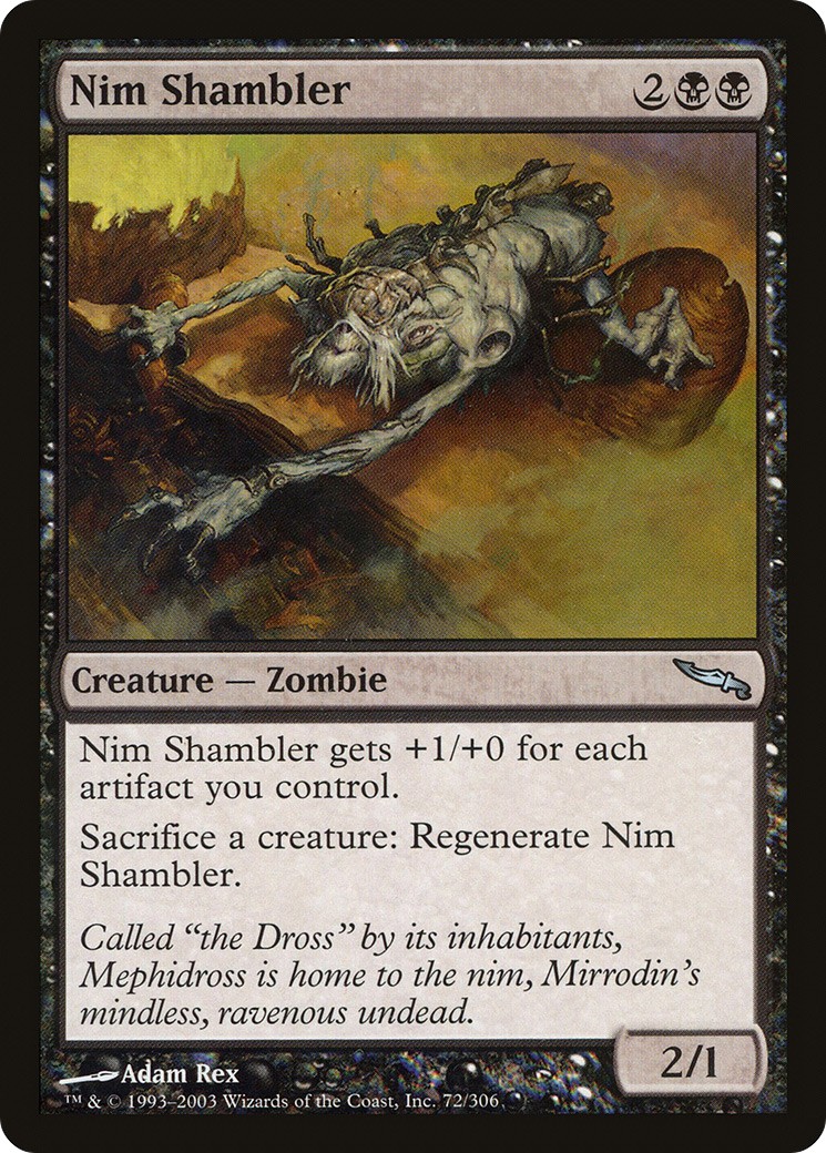 2003 Magic: The Gathering Mirrodin 2003 Magic: The Gathering Mirrodin #72 trading card