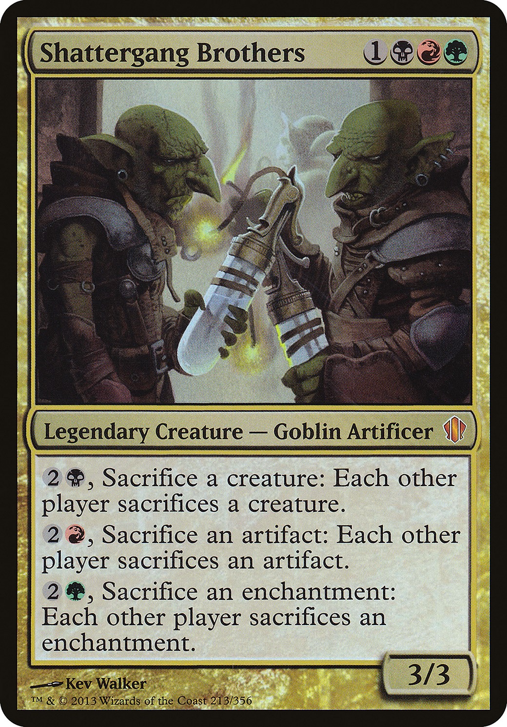 2013 Magic: The Gathering Commander 2013 Oversized 2013 Magic: The Gathering Commander 2013 Oversized #213 trading card