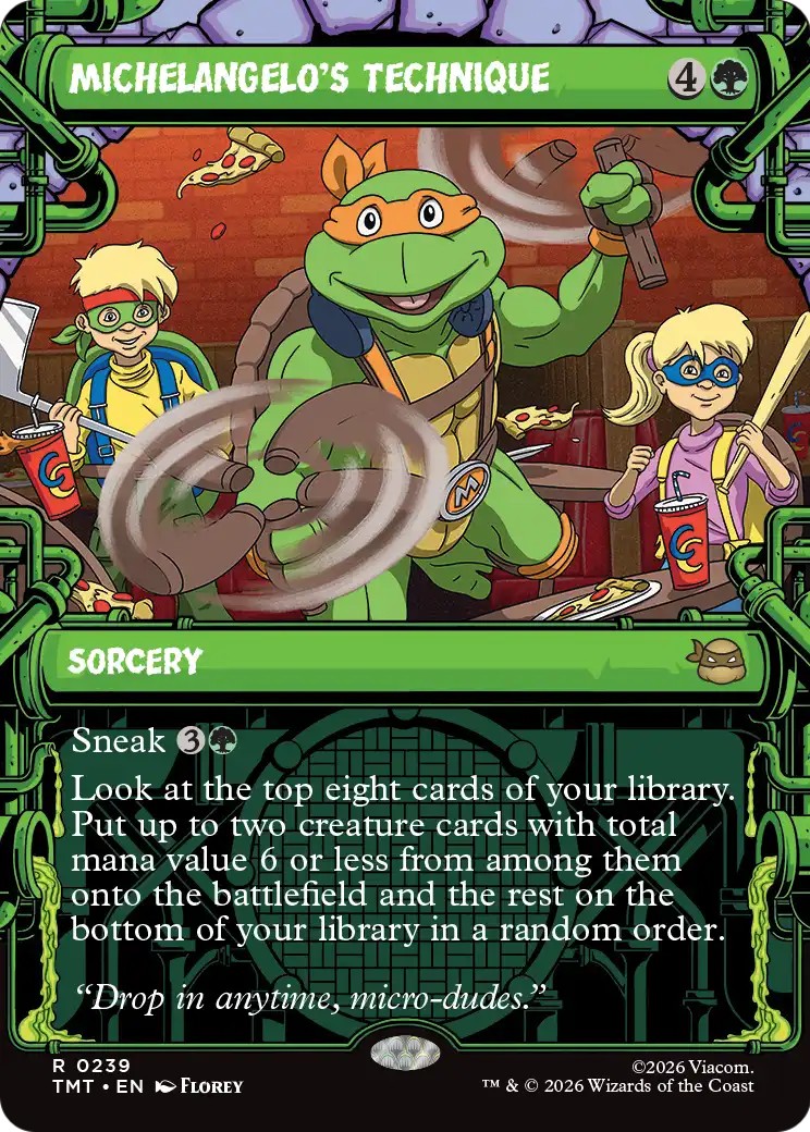 2026 Magic: The Gathering Teenage Mutant Ninja Turtles 2026 Magic: The Gathering Teenage Mutant Ninja Turtles #239 trading ca