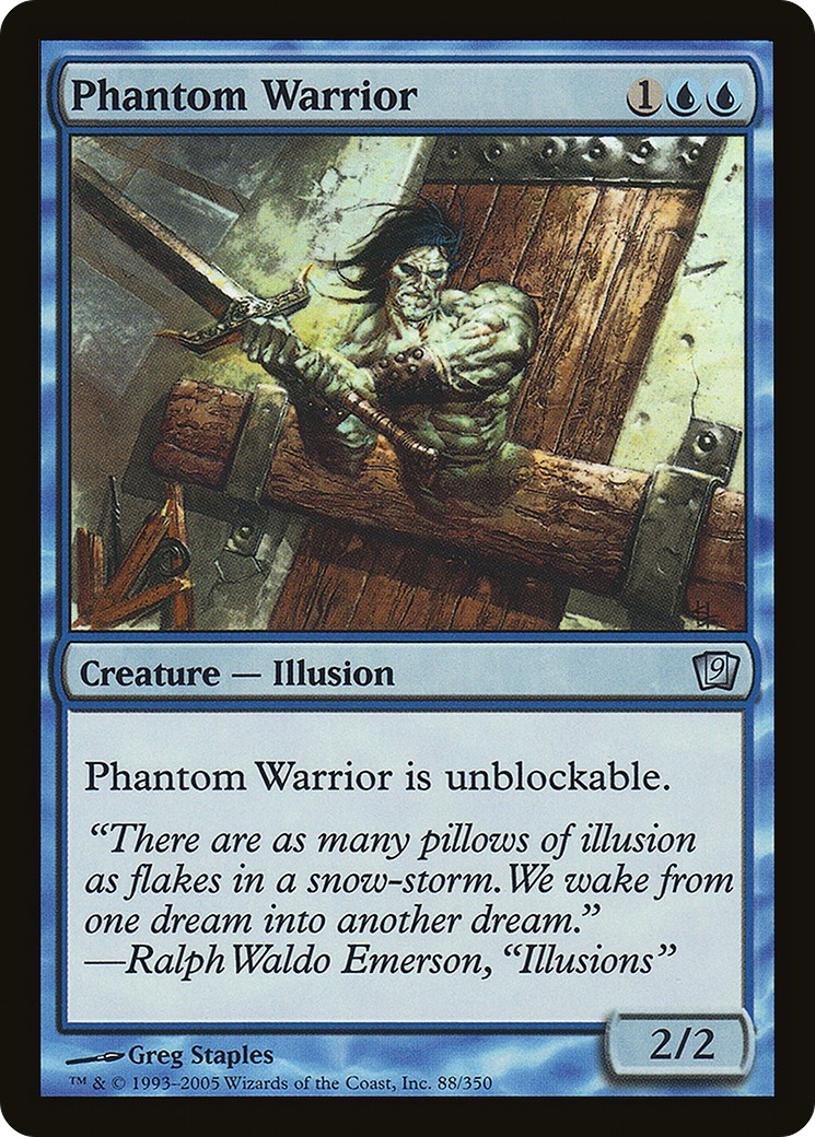 Phantom Warrior (Uncommon · Foil) · 2005 · Ninth Edition