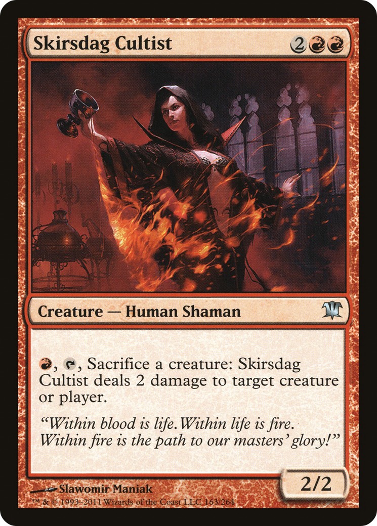 2011 Magic: The Gathering Innistrad 2011 Magic: The Gathering Innistrad #163 trading card