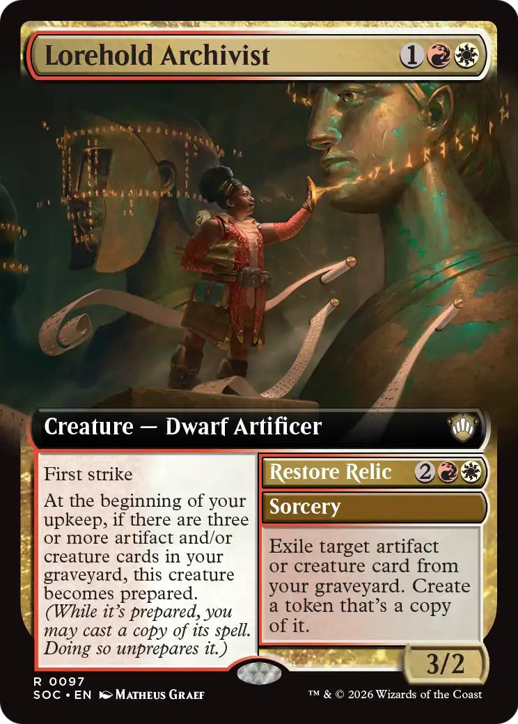 Lorehold Archivist // Restore Relic - Image 1