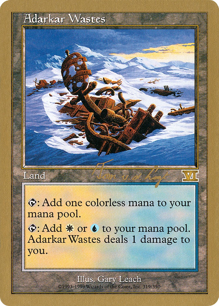 Adarkar Wastes (Rare · Normal) · 2000 · World Championship Decks
