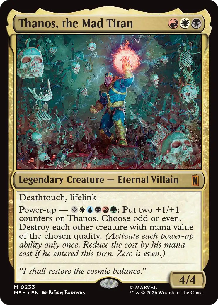 2026 Magic: The Gathering Marvel Super Heroes 2026 Magic: The Gathering Marvel Super Heroes #233 trading card