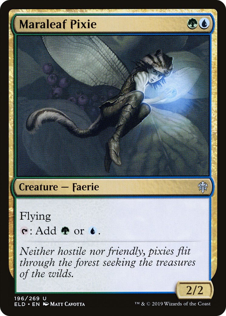 2019 Magic: The Gathering Throne of Eldraine 2019 Magic: The Gathering Throne of Eldraine #196 trading card