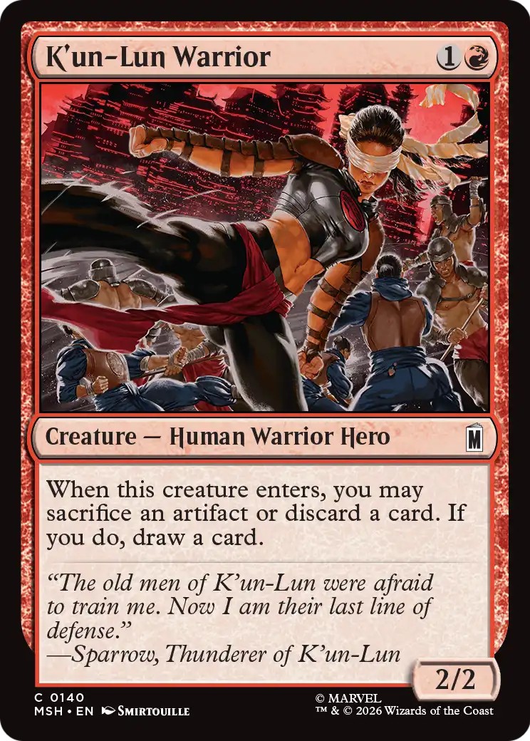 2026 Magic: The Gathering Marvel Super Heroes 2026 Magic: The Gathering Marvel Super Heroes #140 trading card