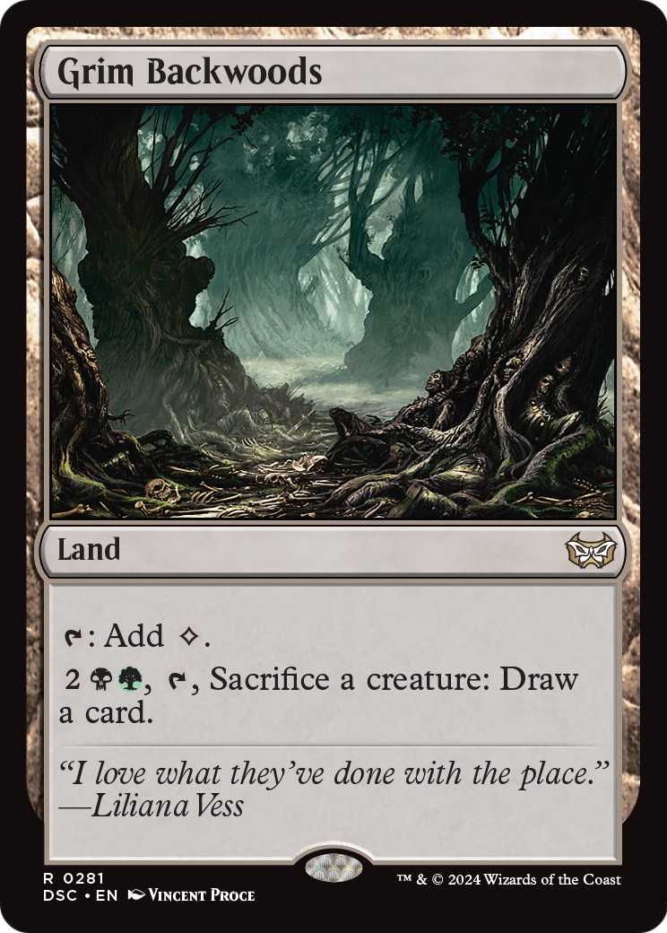 2024 Magic: The Gathering Duskmourn: House of Horror 2024 Magic: The Gathering Duskmourn: House of Horror #281 trading card
