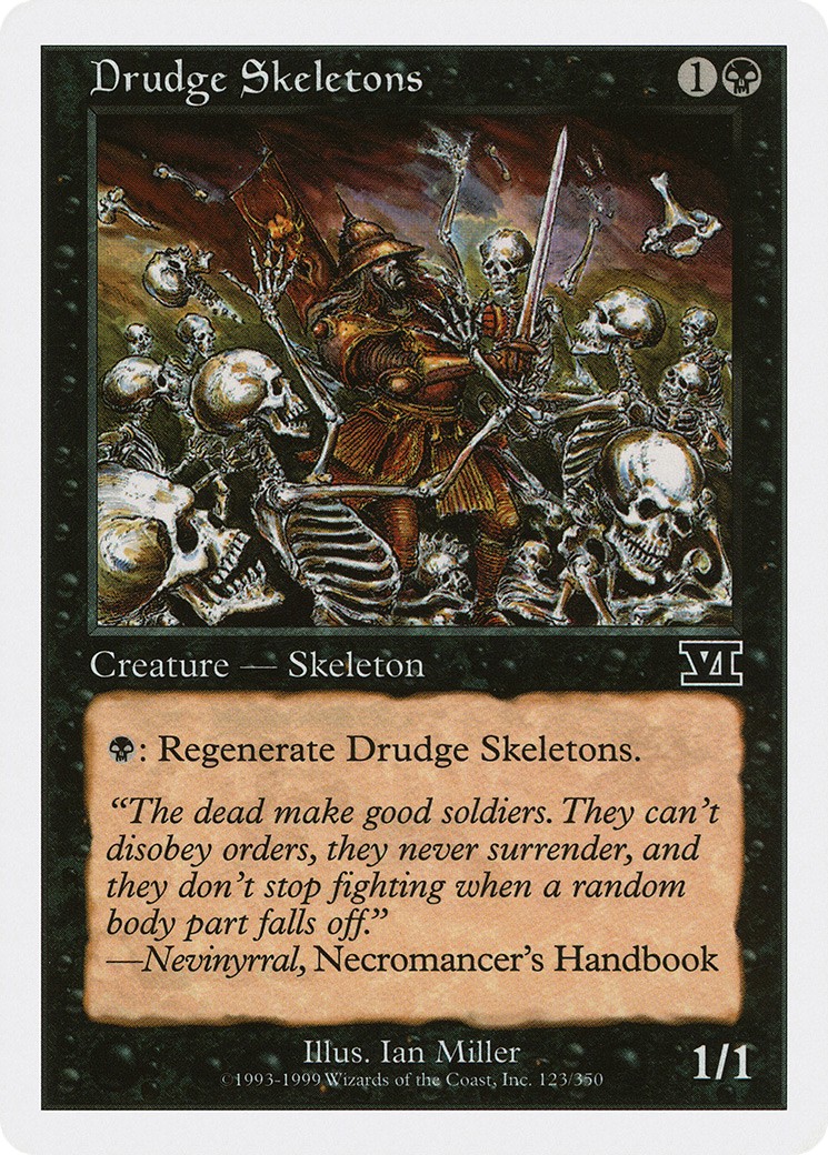 Drudge Skeletons (Common · Normal) · 1999 · Classic Sixth Edition