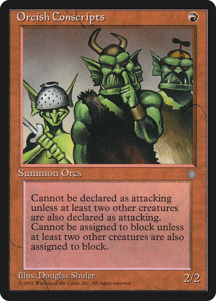 1995 Magic: The Gathering Ice Age 1995 Magic: The Gathering Ice Age #206 trading card
