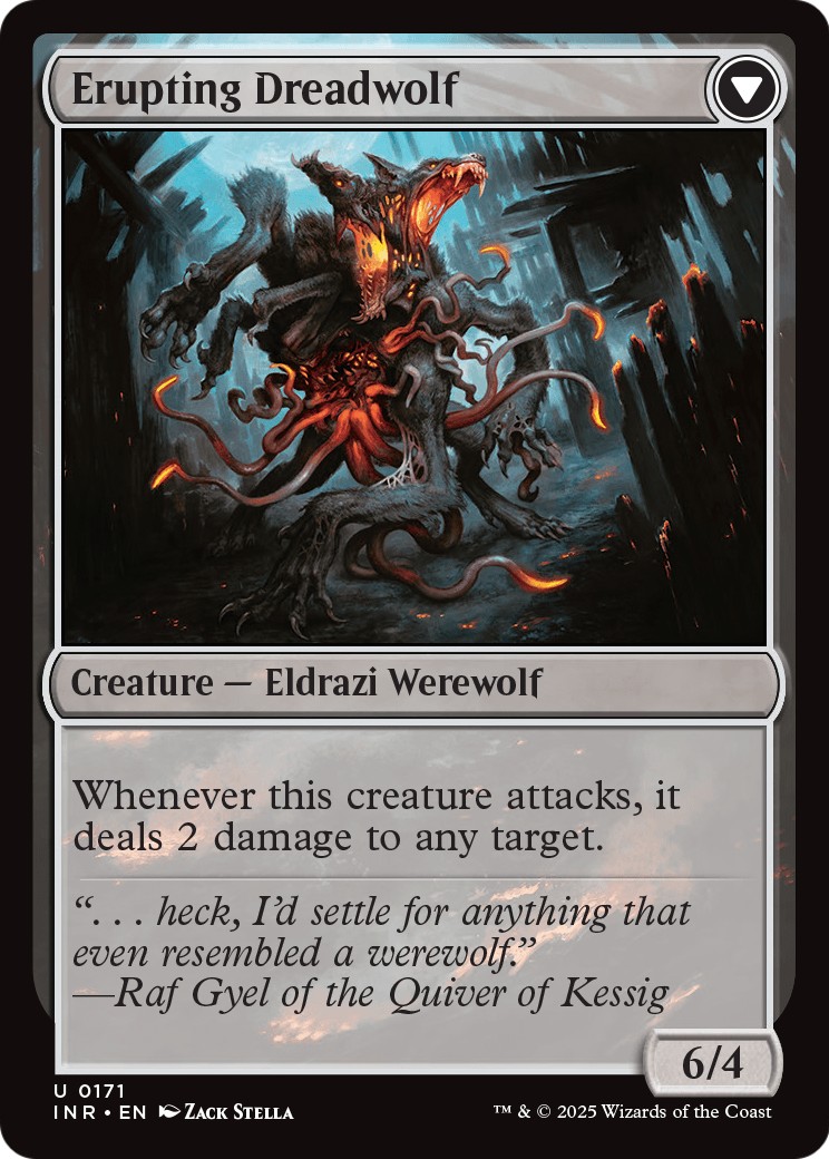 Smoldering Werewolf // Erupting Dreadwolf thumbnail 2