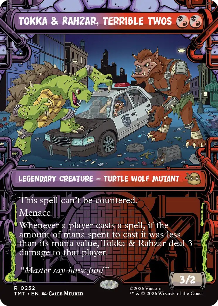 2026 Magic: The Gathering Teenage Mutant Ninja Turtles 2026 Magic: The Gathering Teenage Mutant Ninja Turtles #252 trading ca