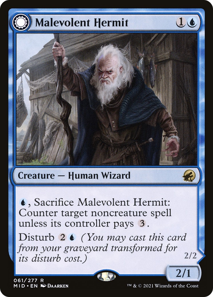 2021 Magic: The Gathering Innistrad: Midnight Hunt 2021 Magic: The Gathering Innistrad: Midnight Hunt #61 trading card