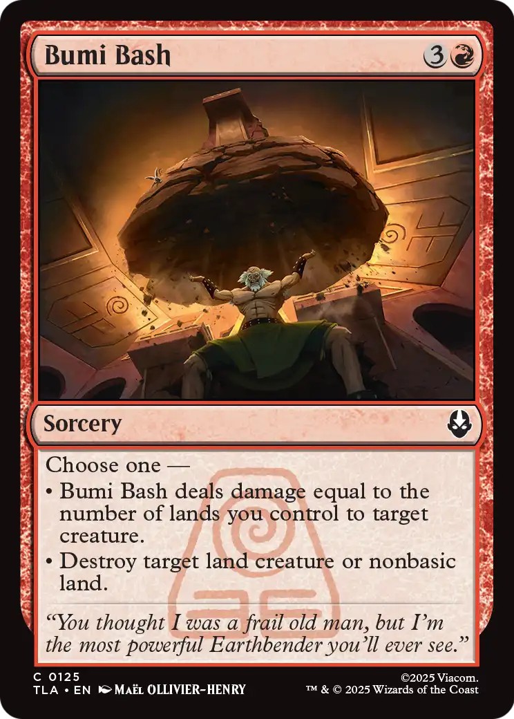 2025 Magic: The Gathering Avatar: The Last Airbender 2025 Magic: The Gathering Avatar: The Last Airbender #125 trading card