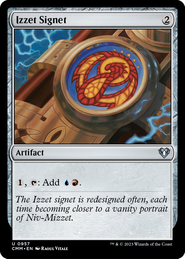 Izzet Signet (Uncommon · Normal) · 2023 · Commander Masters