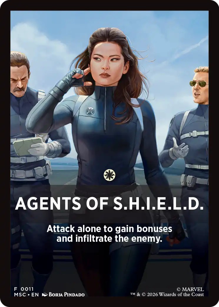 2026 Magic: The Gathering Marvel Super Heroes Jumpstart Front Cards Agents of S.H.I.E.L.D. #11 trading card