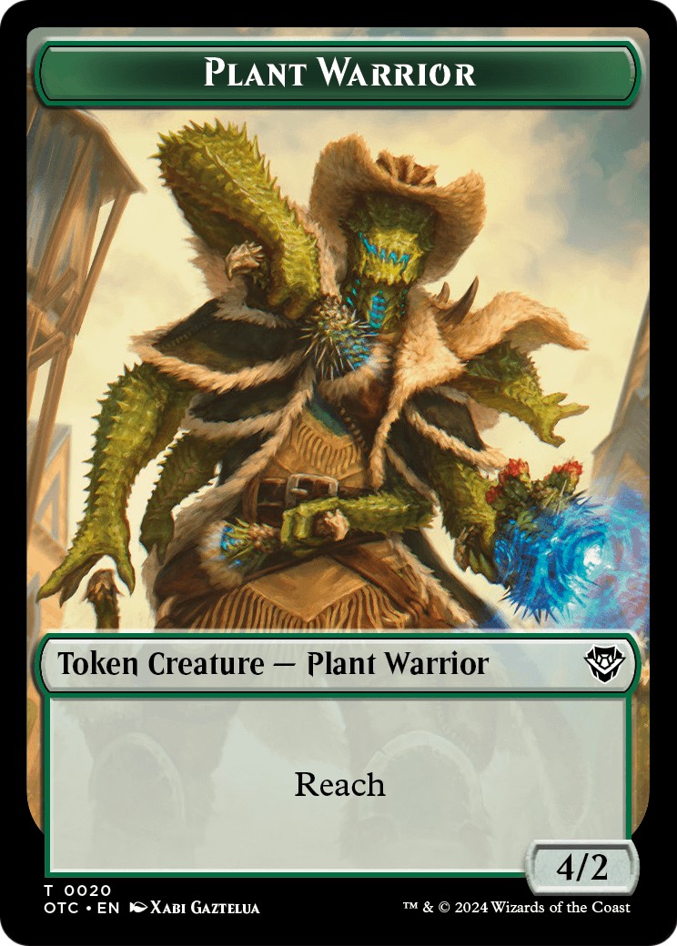 2024 Magic: The Gathering Outlaws of Thunder Junction Commander Tokens 2024 Magic: The Gathering Outlaws of Thunder Junction