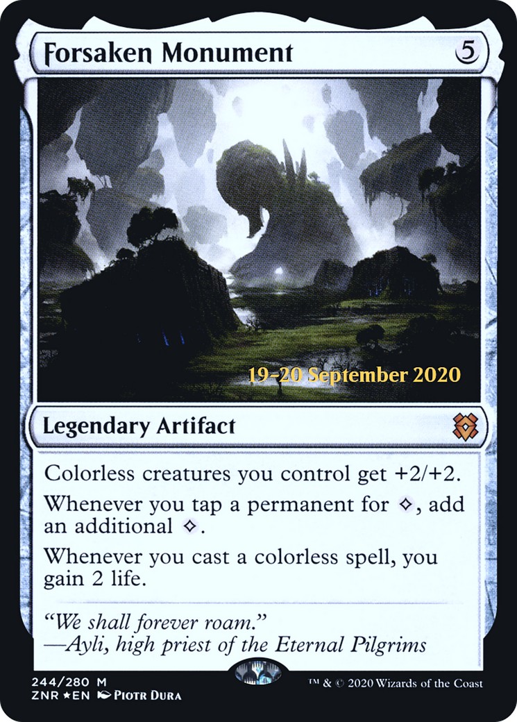 2020 Magic: The Gathering Zendikar Rising Promos 2020 Magic: The Gathering Zendikar Rising Promos #244s trading card