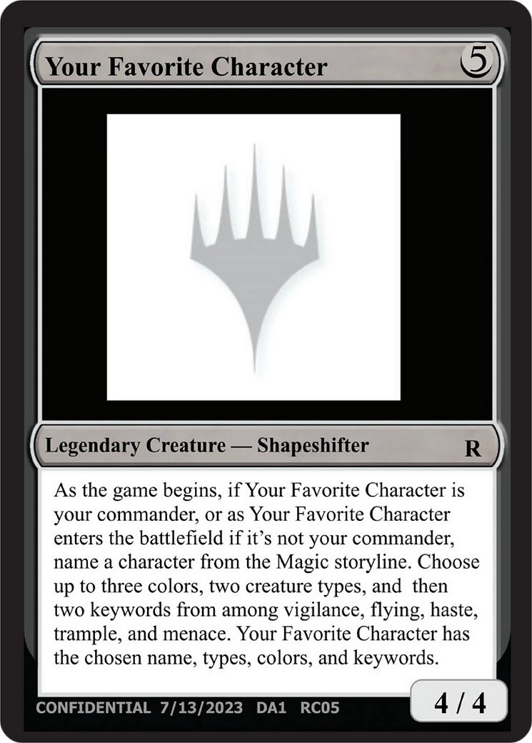 Your Favorite Character - Image 1