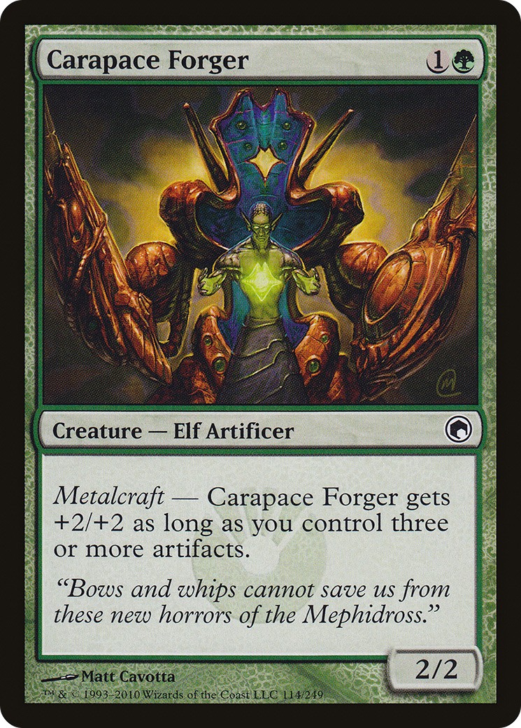 2010 Magic: The Gathering Scars of Mirrodin 2010 Magic: The Gathering Scars of Mirrodin #114 trading card