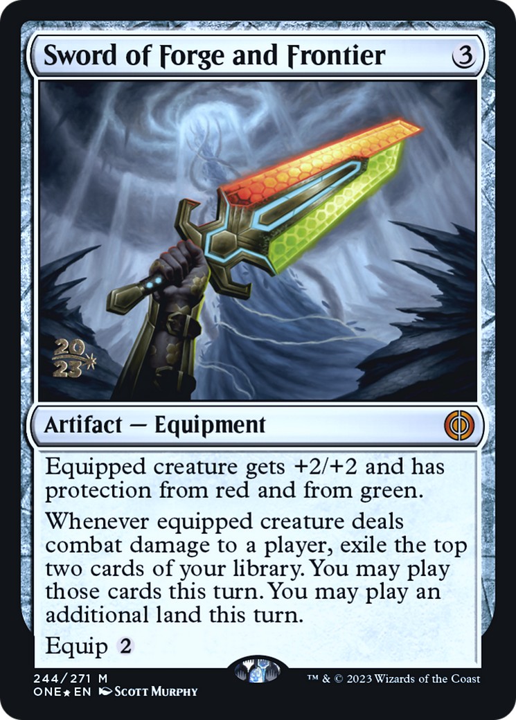 Sword of Forge and Frontier (Mythic Rare · Foil) · 2023 · Phyrexia: All Will Be One Promos