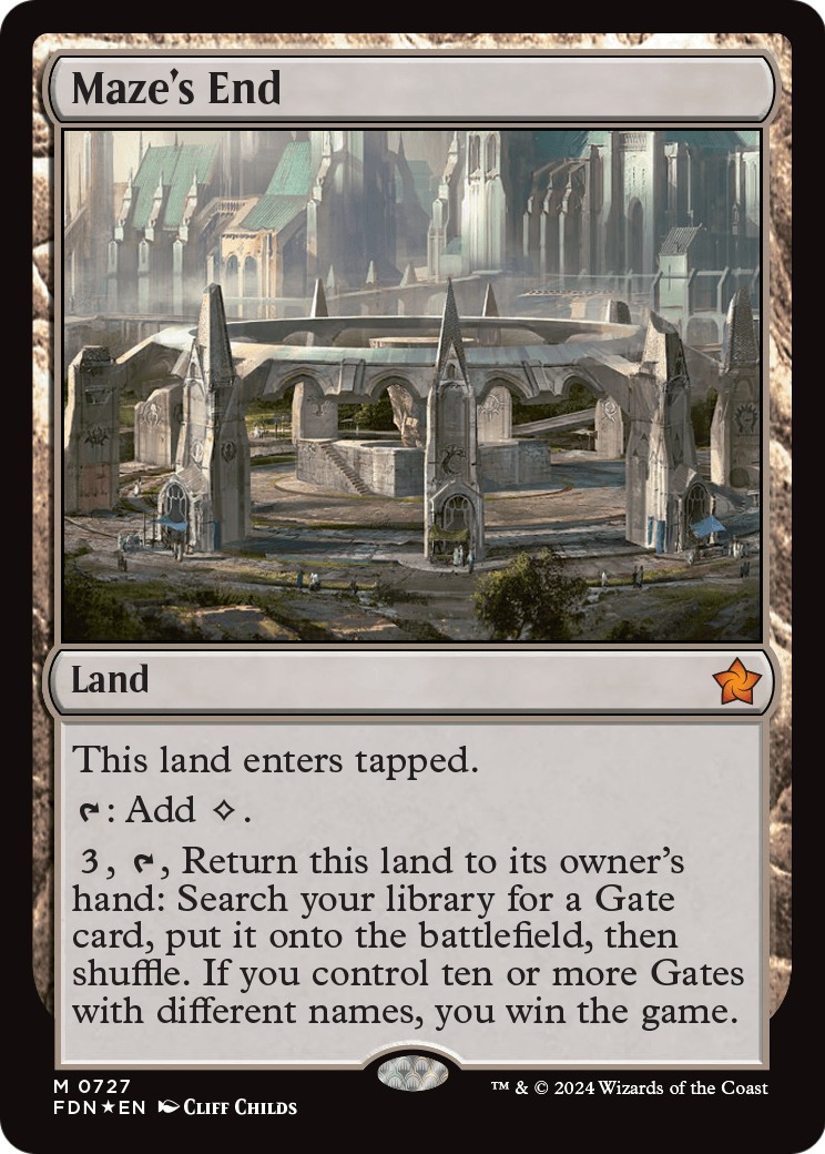 2024 Magic: The Gathering Foundations 2024 Magic: The Gathering Foundations #727 trading card