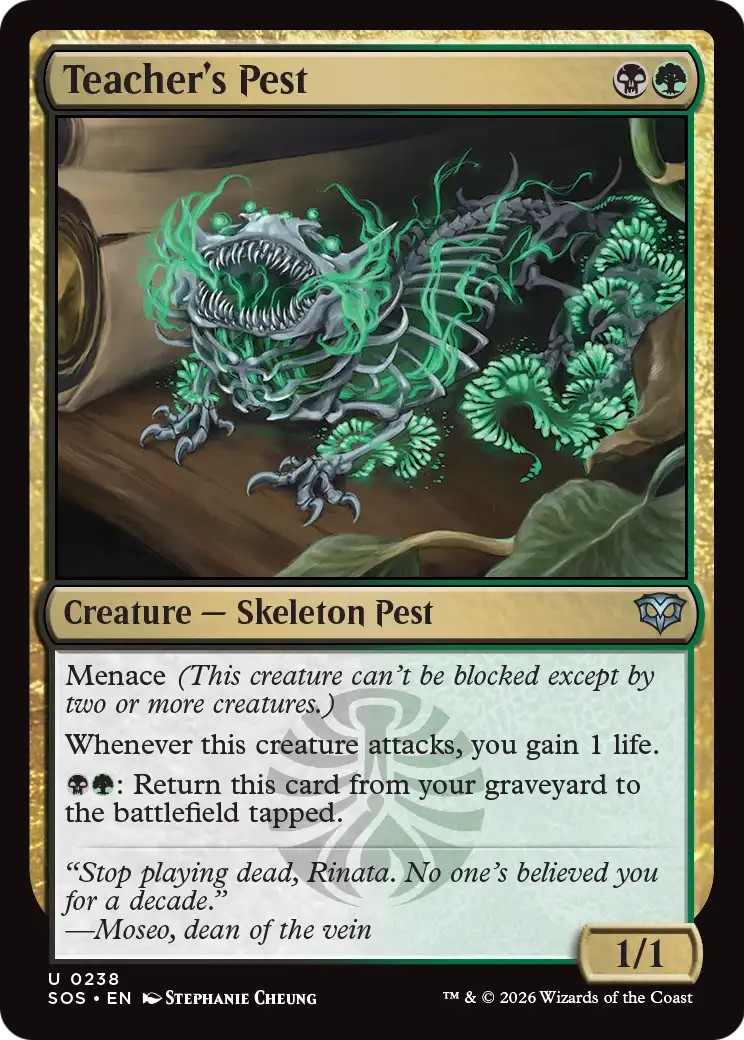2026 Magic: The Gathering Secrets of Strixhaven 2026 Magic: The Gathering Secrets of Strixhaven #238 trading card