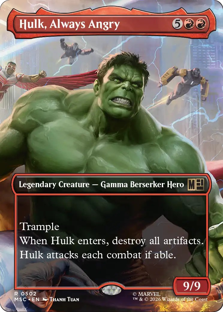 2026 Magic: The Gathering Marvel Super Heroes 2026 Magic: The Gathering Marvel Super Heroes #502 trading card