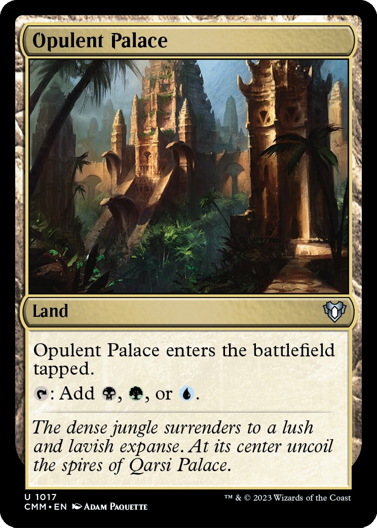 Opulent Palace (Uncommon · Normal) · 2023 · Commander Masters