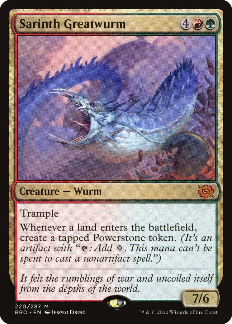 2022 Magic: The Gathering The Brothers' War 2022 Magic: The Gathering The Brothers' War #220 trading card