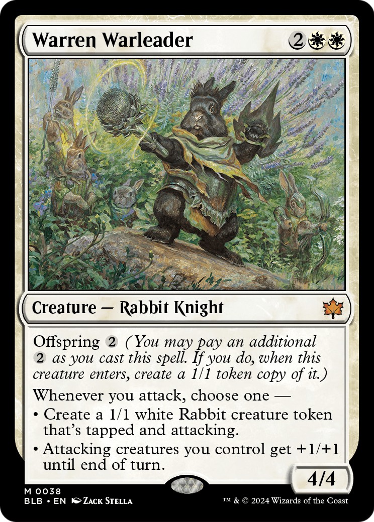 2024 Magic: The Gathering Bloomburrow 2024 Magic: The Gathering Bloomburrow #38 trading card